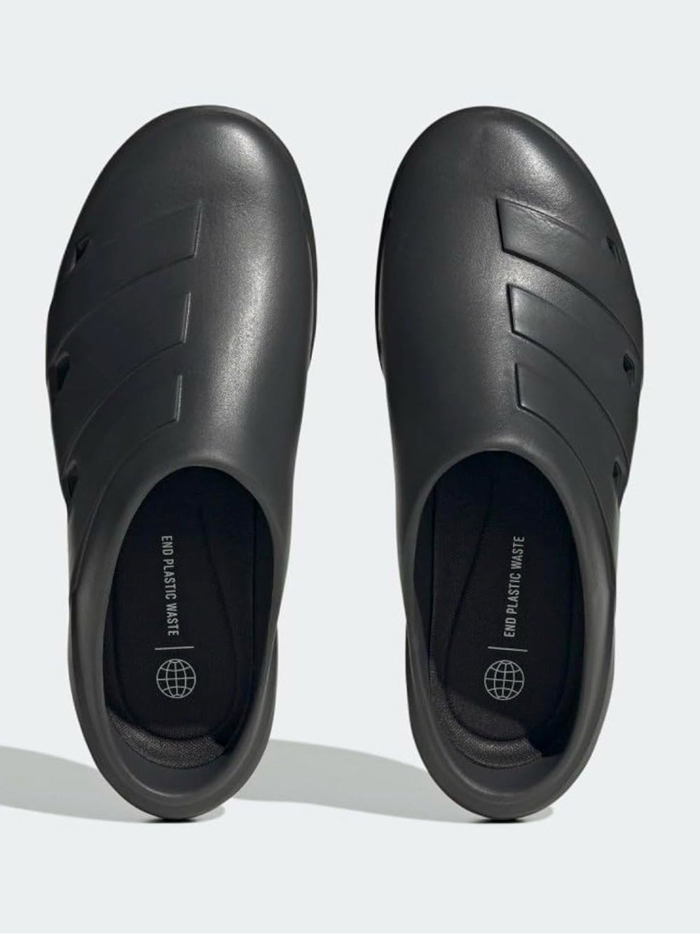 NWT Unisex 7 adidas Adicane Clog Black Slip-On Clog Slides Sandals